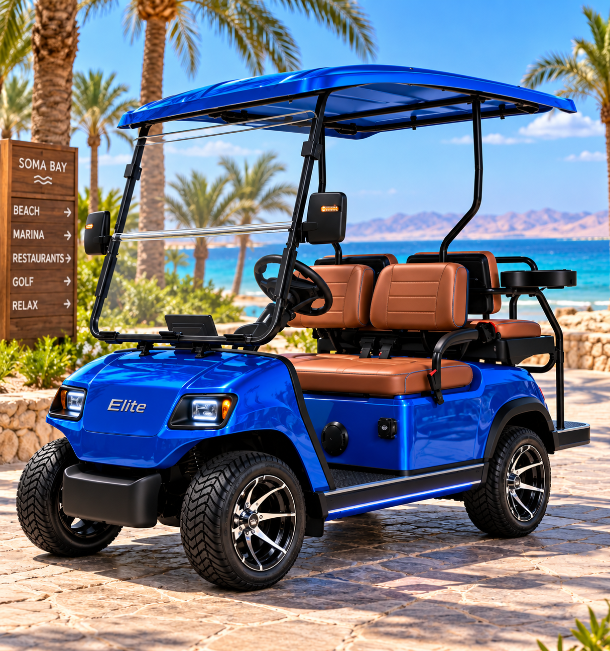 Mini Blue 4-Seater